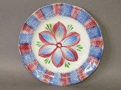 RAINBOW SPATTER PLATE, DAHLIA