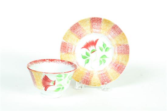 RAINBOW SPATTERWARE HANDLELESS