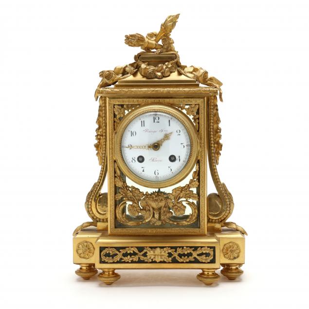 RAINGO FRèRES, GILT BRONZE AND FOUR