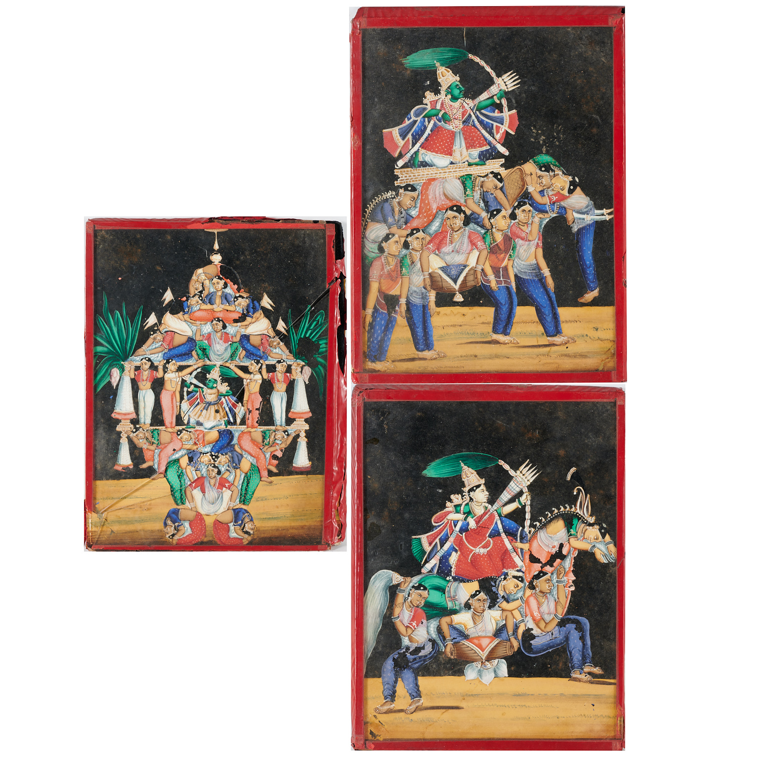 RAJASTHAN SCHOOL, (3) PAINTINGS