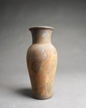 RAKU STUDIO POTTERY VASE BY TO