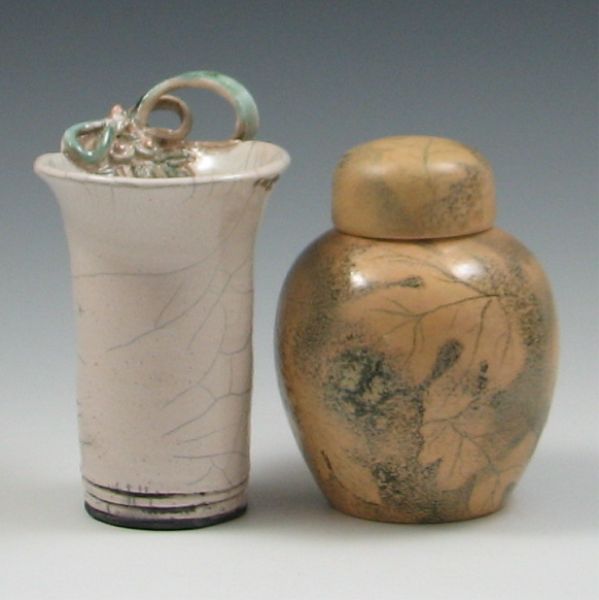 Raku Vase and John Pace Ginger
