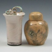 Raku Vase and John Pace Ginger