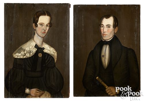 RALPH CURTIS, PAIR OF OIL ON