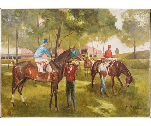 RALPH DOUGLAS SCHARFF OIL ON