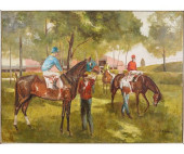 RALPH DOUGLAS SCHARFF OIL ON C