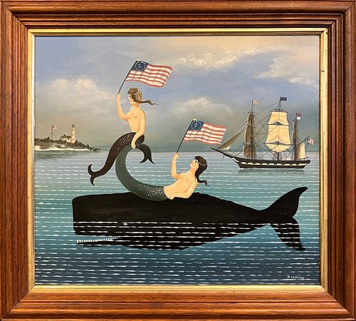 RALPH EUGENE CAHOON, JR. OIL ON