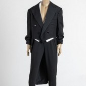 RALPH LAUREN BLACK WOOL TAILCO