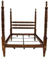 RALPH LAUREN CARVED FOUR-POST