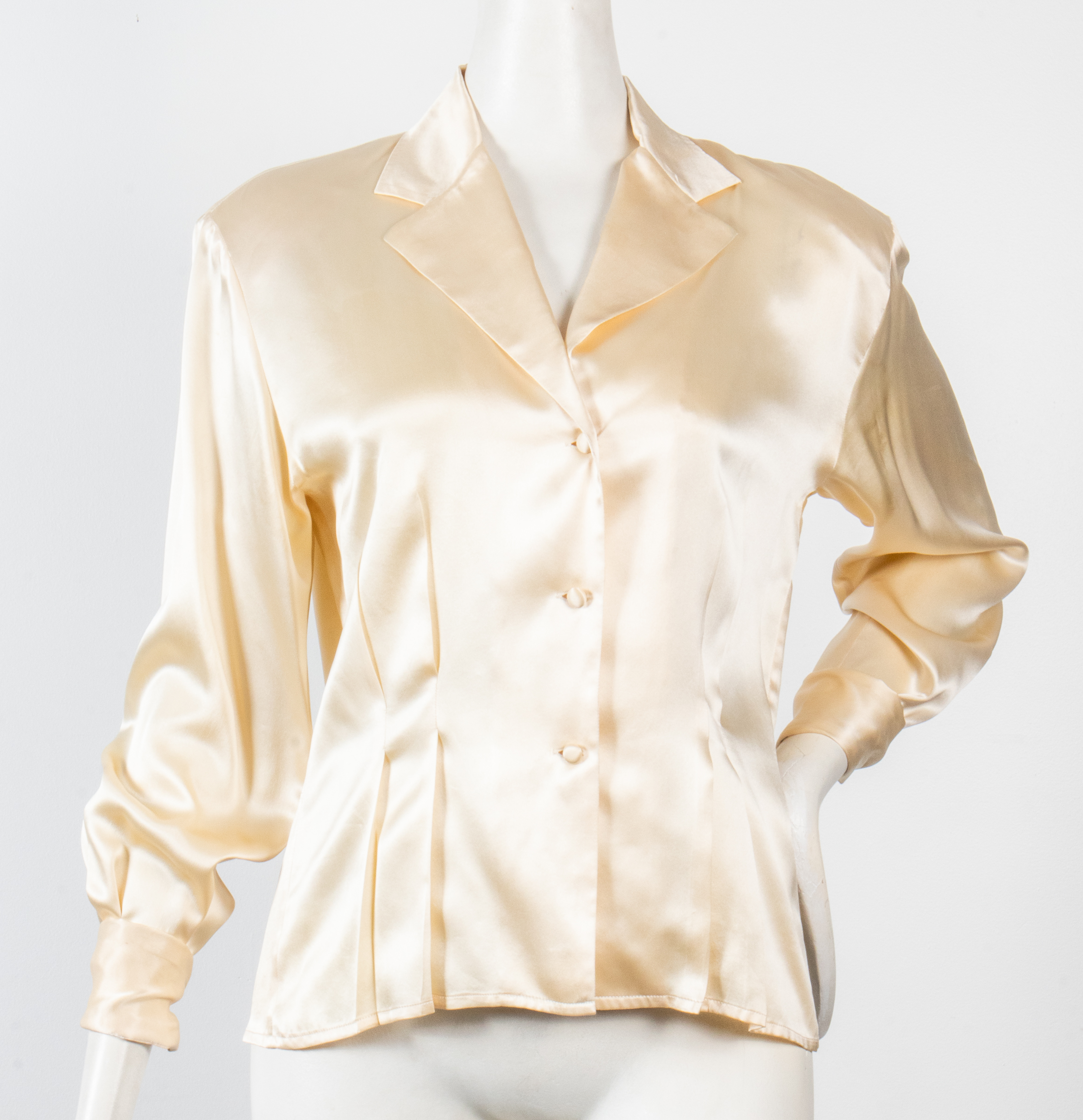 RALPH LAUREN CHAMPAGNE SILK