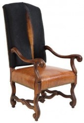 RALPH LAUREN COWHIDE & LEATHER