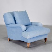 RALPH LAUREN DENIM UPHOLSTERED