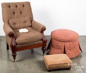 RALPH LAUREN EASY CHAIR, A STO
