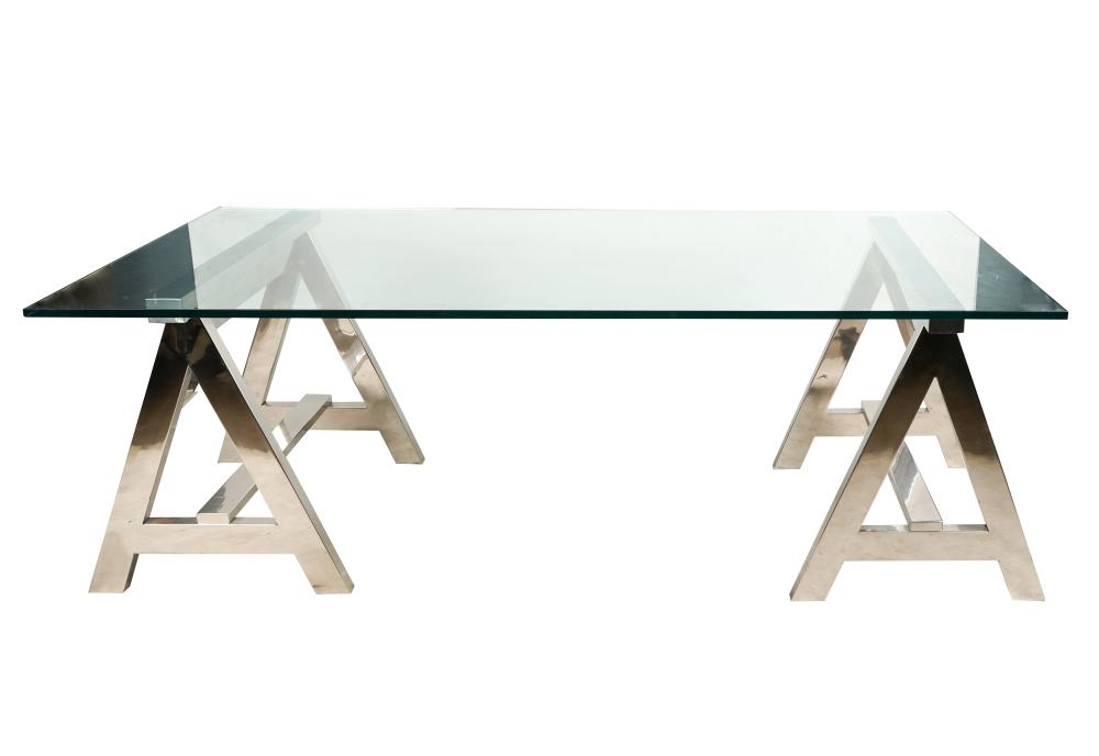 RALPH LAUREN SAWHORSE DESKglass and