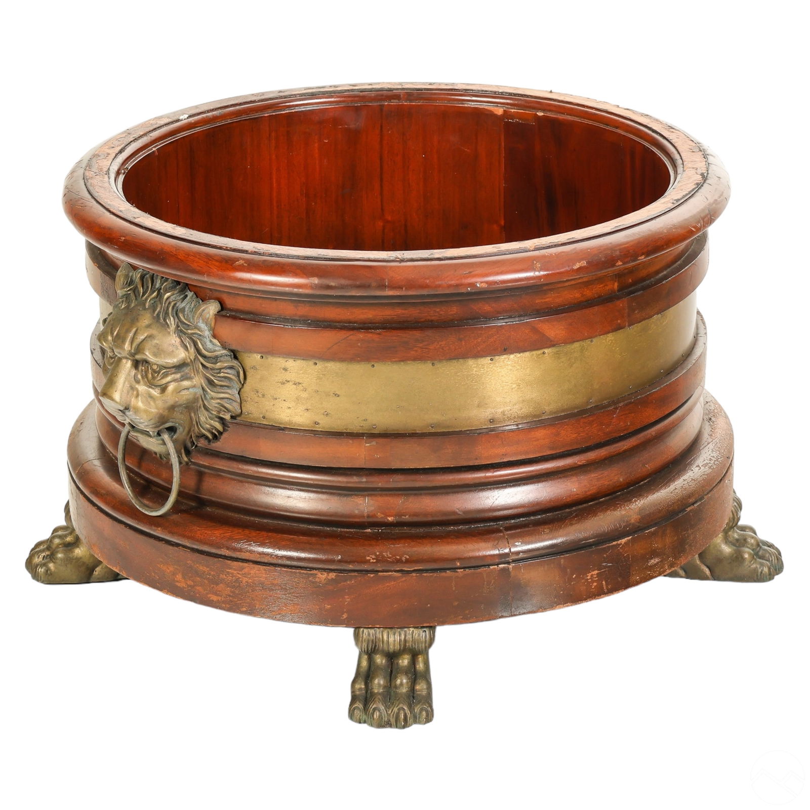 RALPH LAUREN STYLE WOOD & BRASS