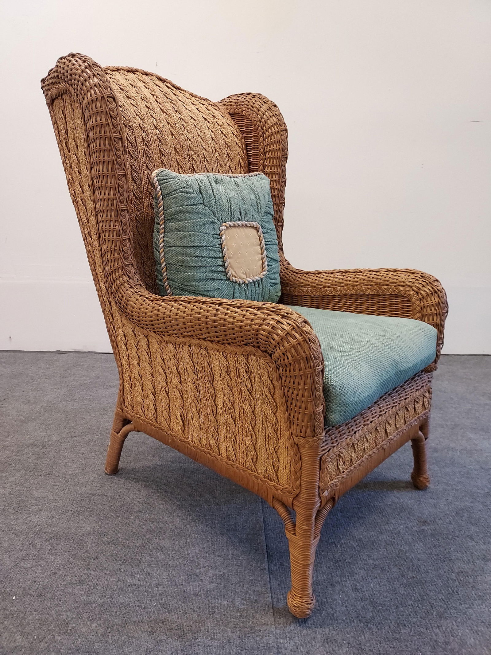 RALPH LAUREN WOVEN RATTAN