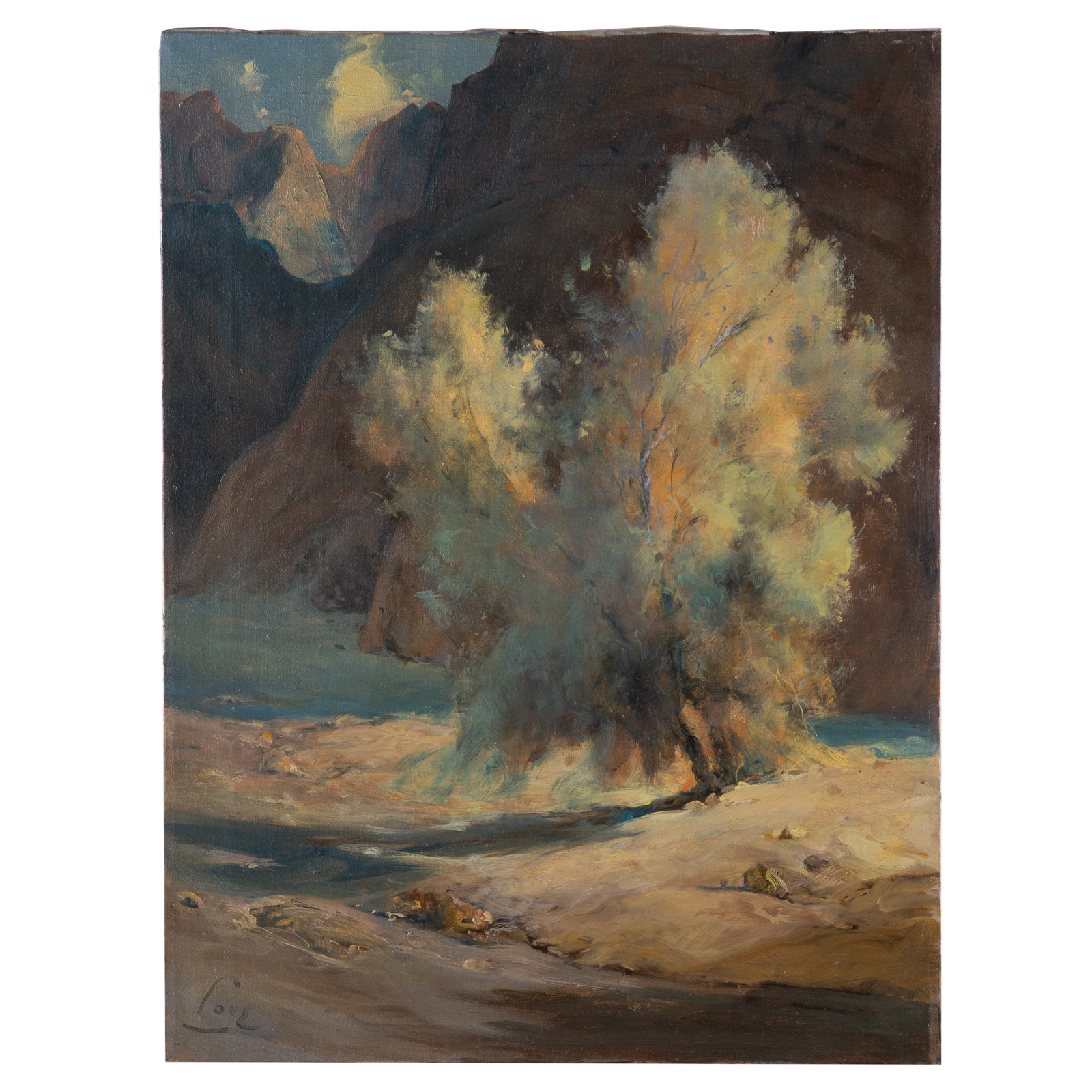 RALPH LOVE. "TEMECULA, CA," OIL