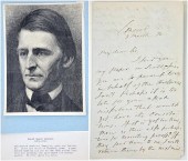 RALPH WALDO EMERSON HANDWRITTE