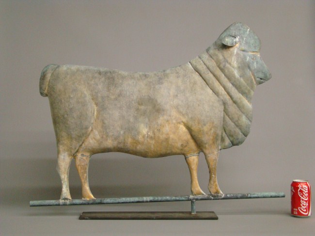 Ram weathervane. 34'' Length 26