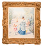 RAMON H. PARIS SIGNED OIL PAIN