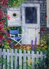 RAMONA OIL ON CANVAS "THE CORN