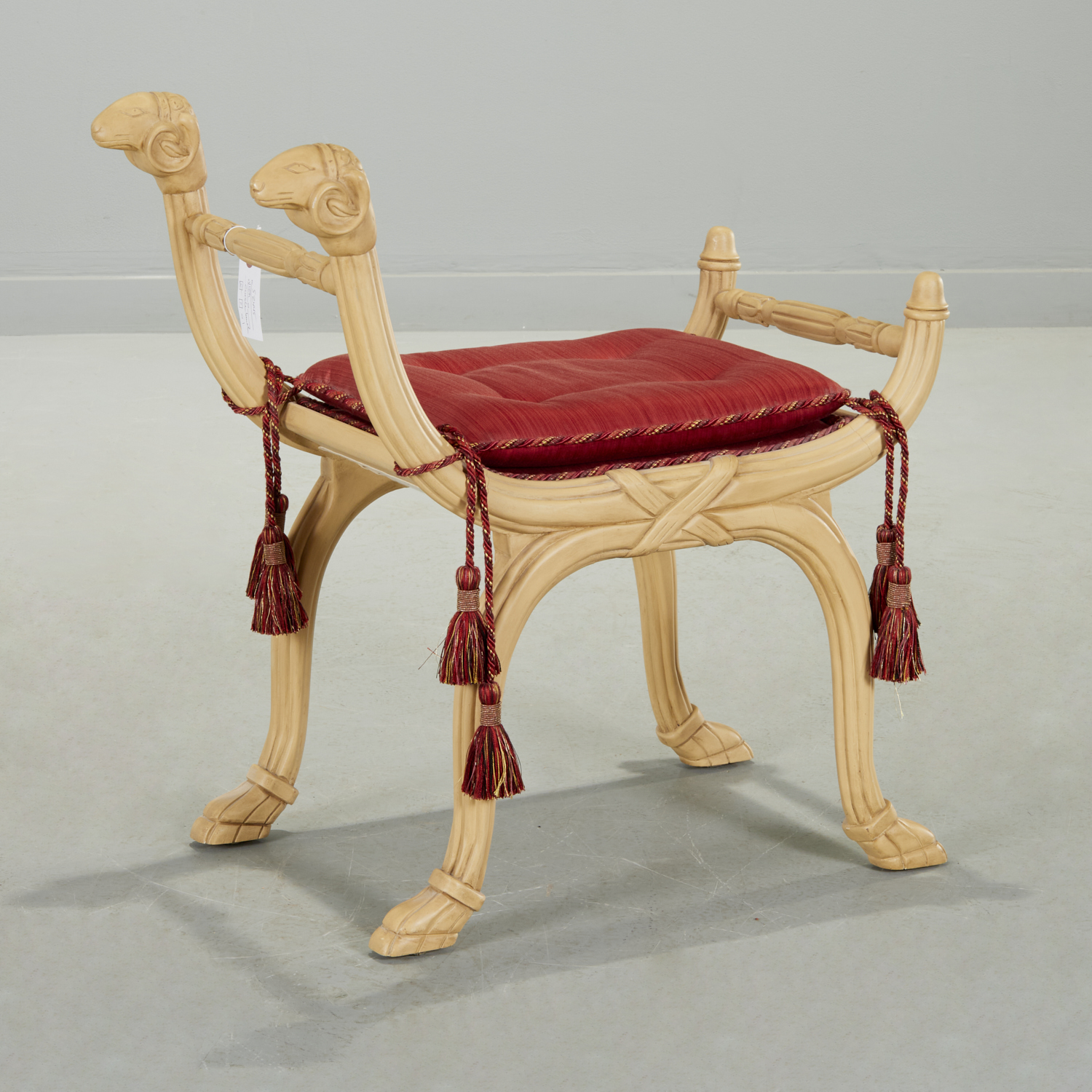 RAM'S HEAD CURULE BENCH,