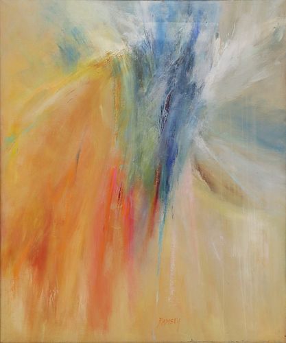 RAMSEY (20TH C.) ACRYLIC ABSTRACT