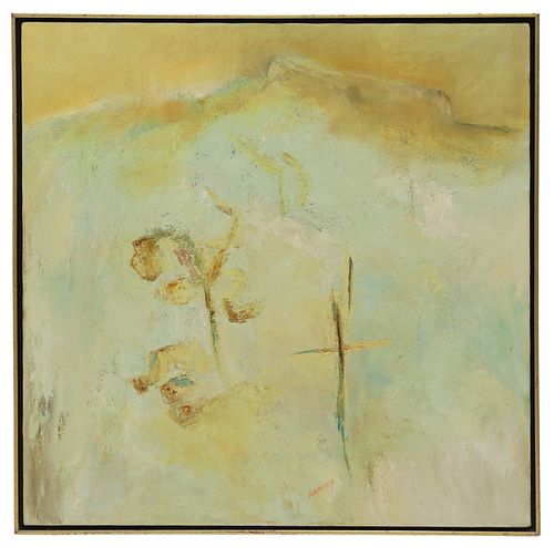 RAMSEY (20TH C.) TEXTURED ACRYLIC