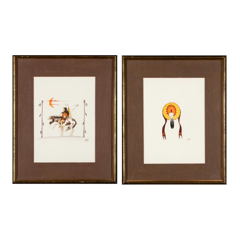 RANCE HOOD, A PAIR OF UNTITLED