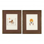 RANCE HOOD, A PAIR OF UNTITLED