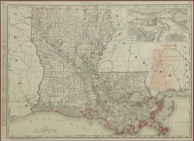 RAND, MCNALLY & CO ATLAS MAP