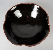 RANDY JOHNSTON STONEWARE LOBED