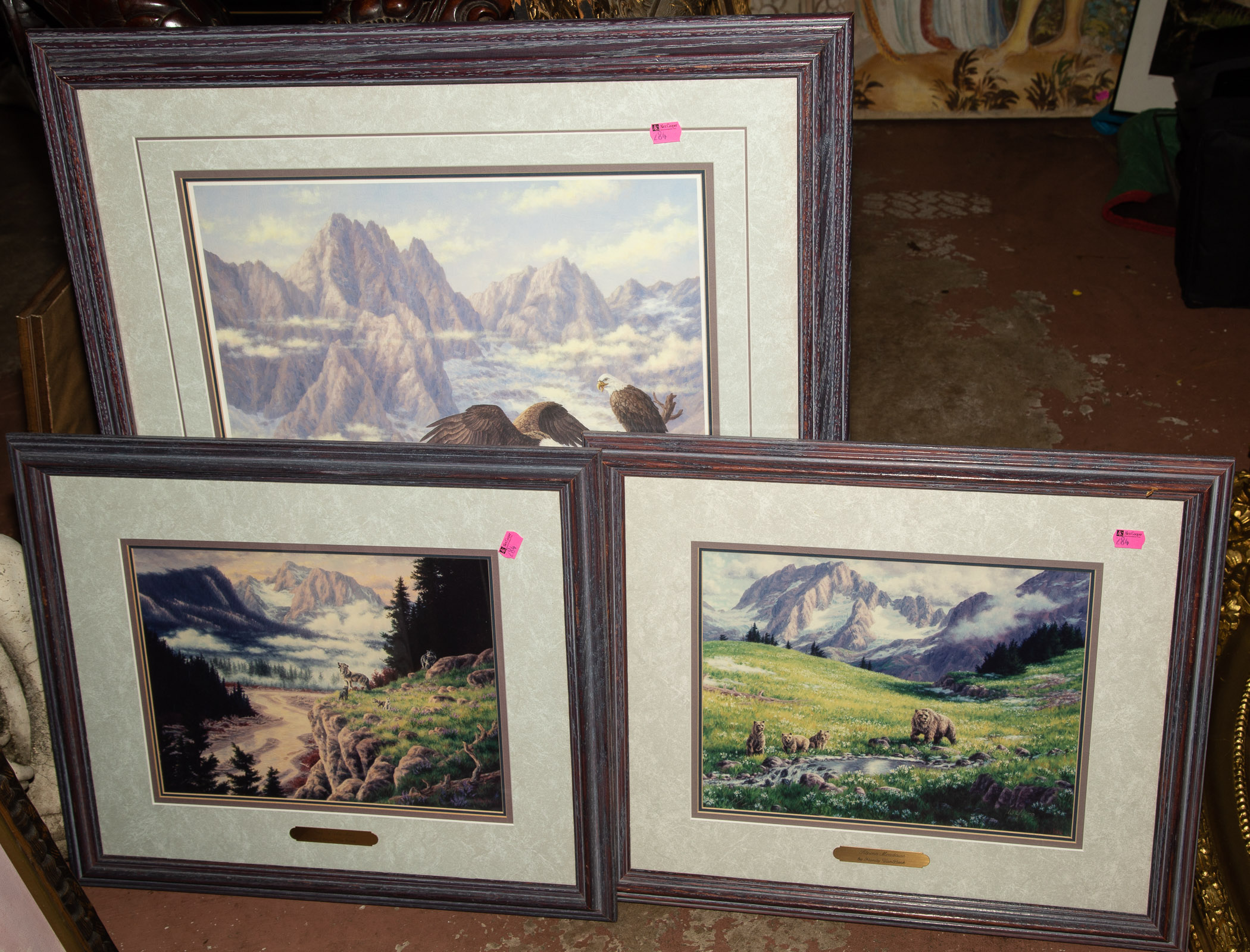 RANDY VAN BEEK, THREE LITHOGRAPHS