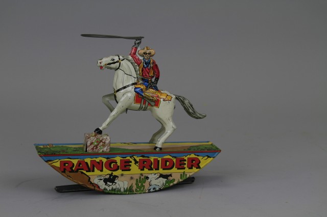 RANGE RIDER Marx lithographed tin