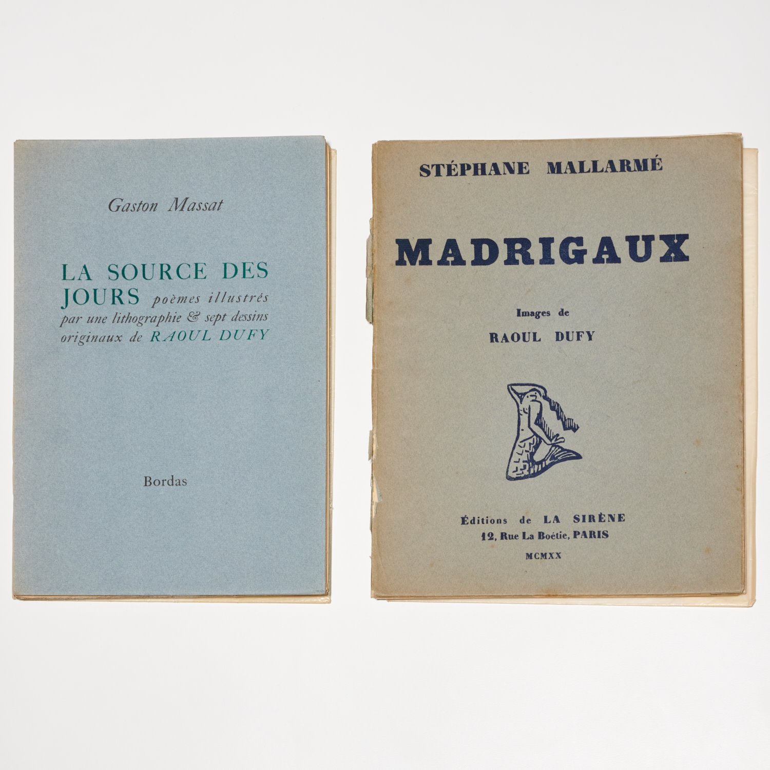 RAOUL DUFY, (2) ILLUSTRATED BOOKS