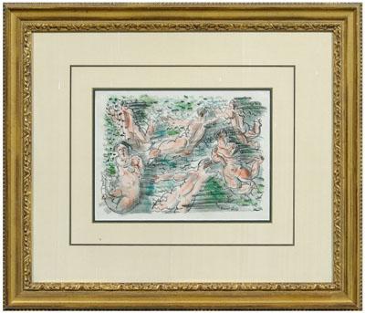 Raoul Dufy color lithograph