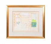 RAOUL DUFY, GOUACHE, ATELIER I