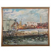 RAOUL MIDDLEMAN. HARBOR SCENE,