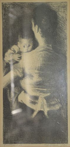 RAPHAEL SOYER, LITHOGRAPH, ENTITLED