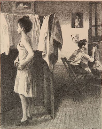 RAPHAEL SOYER LITHOGRAPHRaphael