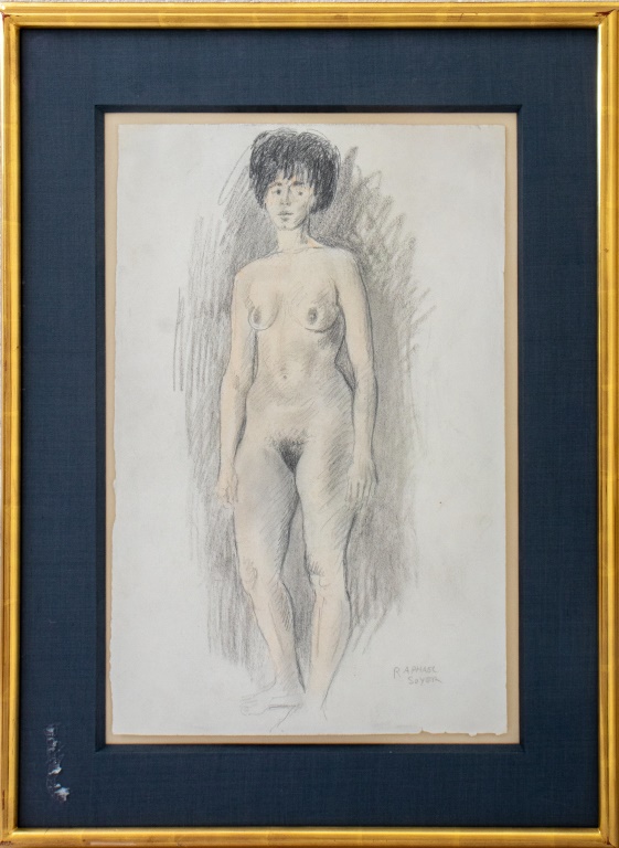 RAPHAEL SOYER NUDE FEMALE