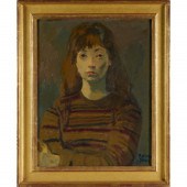 RAPHAEL SOYER, OIL ON CANVAS R