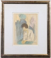RAPHAEL SOYER "SEATED FIGURE"