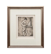 RAPHAEL SOYER, SIGNED ETCHING