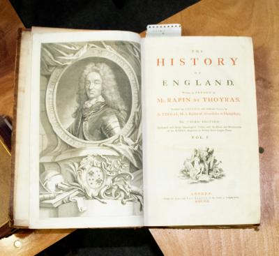 Rapin de Thoyras, Paul. The History