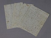 RARE 16 PAGE WHALING MANUSCRIP