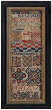 Rare 1737 Scottish sampler, &q