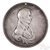 RARE 1817 JAMES MONROE INDIAN