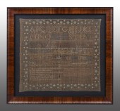 RARE 1822 SCOTTISH SAMPLER: Fr