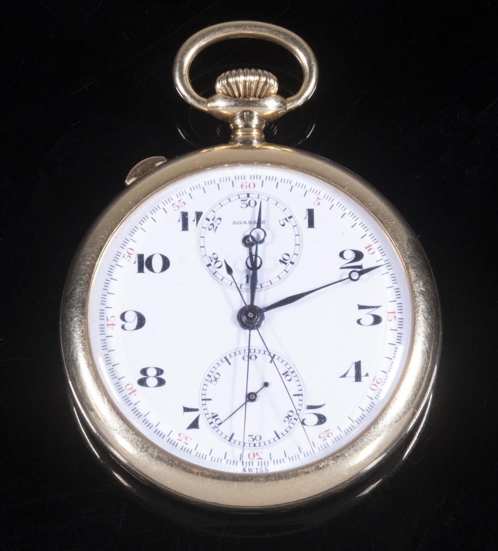 RARE 18K GOLD AGASSIZ CHRONOMETER